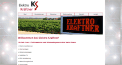 Desktop Screenshot of elektro-kraeftner.at